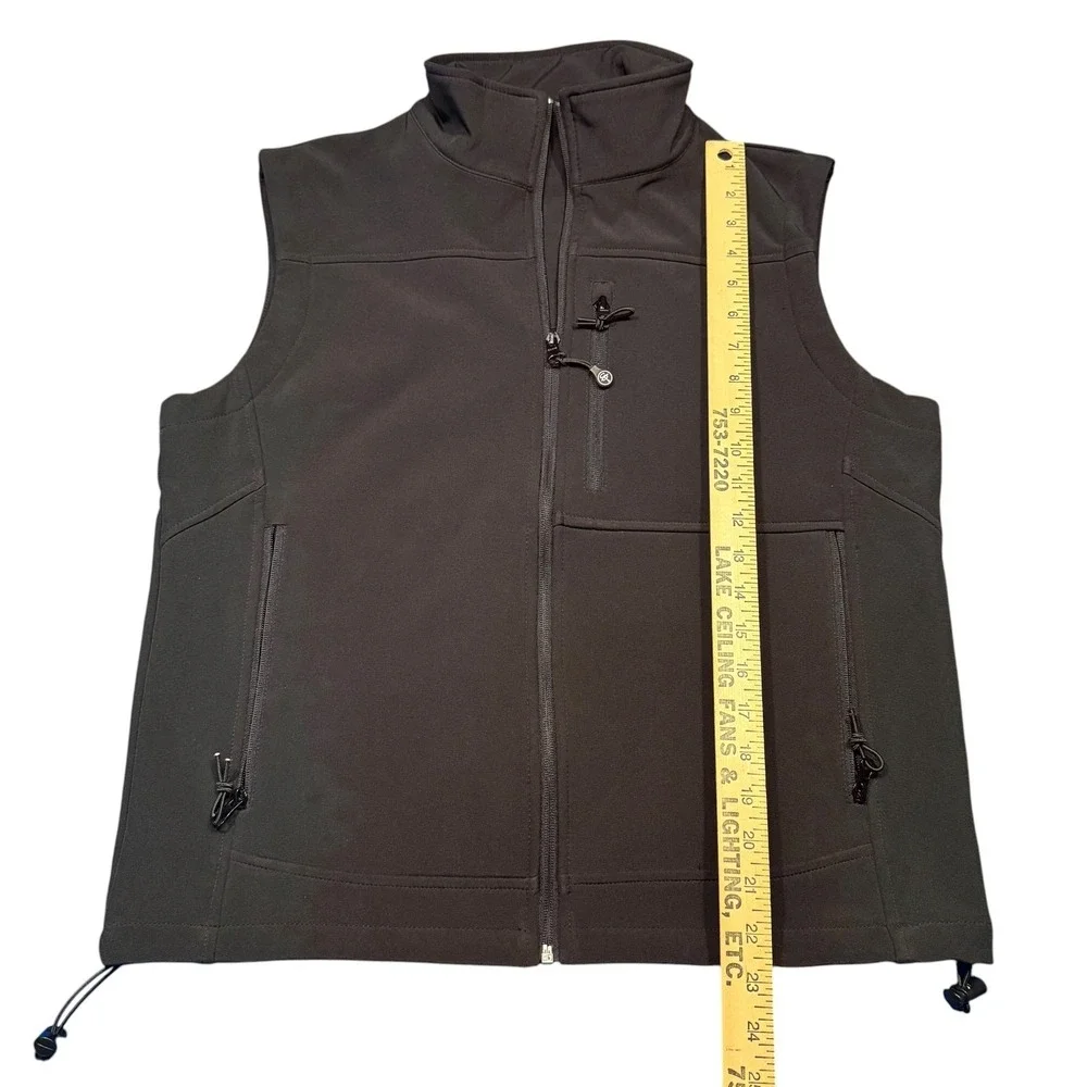 Mississippi Oxford - Southern Traditions Soft Shell Vest in Black Men Size Small